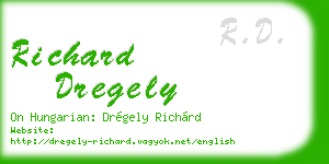 richard dregely business card